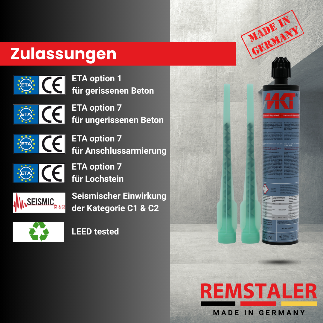 Injektionsmörtel VMU plus (Stapelbox)