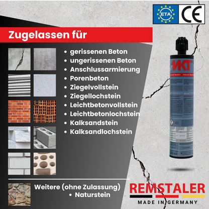 Injektionsmörtel VMU plus (Stapelbox)